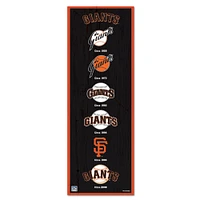 WinCraft San Francisco Giants 6" x 17" Logo Evolution Wood Sign