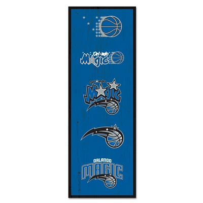 WinCraft Orlando Magic 6" x 17" Logo Evolution Wood Sign