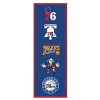 WinCraft Philadelphia 76ers 6" x 17" Logo Evolution Wood Sign