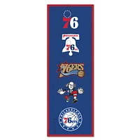 WinCraft Philadelphia 76ers 6" x 17" Logo Evolution Wood Sign