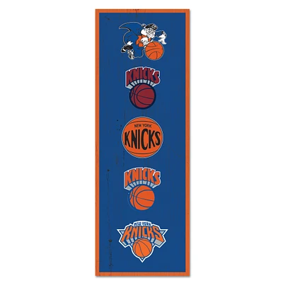 WinCraft New York Knicks 6" x 17" Logo Evolution Wood Sign
