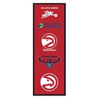WinCraft Atlanta Hawks 6" x 17" Logo Evolution Wood Sign