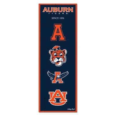 WinCraft Auburn Tigers 6" x 17" Logo Evolution Wood Sign