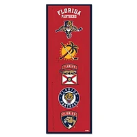 WinCraft Florida Panthers 6" x 17" Logo Evolution Wood Sign