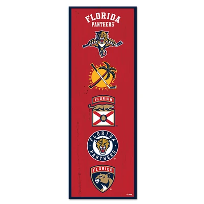 WinCraft Florida Panthers 6" x 17" Logo Evolution Wood Sign
