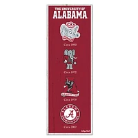 WinCraft Alabama Crimson Tide 6" x 17" Logo Evolution Wood Sign