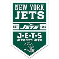 WinCraft New York Jets 11" x 17" Chevron Wood Sign