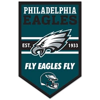 WinCraft Philadelphia Eagles 11" x 17" Chevron Wood Sign