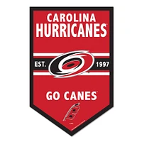 WinCraft Carolina Hurricanes 11" x 17" Chevron Wood Sign