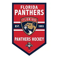 WinCraft Florida Panthers 11" x 17" Chevron Wood Sign