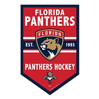 WinCraft Florida Panthers 11" x 17" Chevron Wood Sign