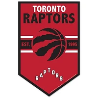 WinCraft Toronto Raptors 11" x 17" Chevron Wood Sign