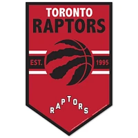 WinCraft Toronto Raptors 11" x 17" Chevron Wood Sign