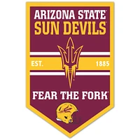 WinCraft Arizona State Sun Devils 11" x 17" Chevron Wood Sign