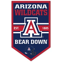 WinCraft Arizona Wildcats 11" x 17" Chevron Wood Sign