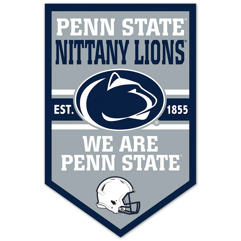 WinCraft Penn State Nittany Lions 11" x 17" Chevron Wood Sign