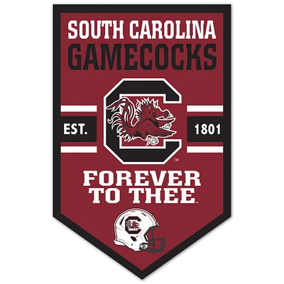 WinCraft South Carolina Gamecocks 11" x 17" Chevron Wood Sign