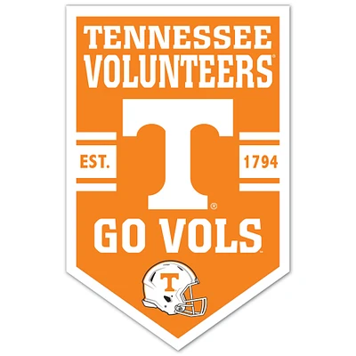 WinCraft Tennessee Volunteers 11" x 17" Chevron Wood Sign