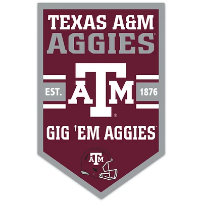 WinCraft Texas A&M Aggies 11" x 17" Chevron Wood Sign