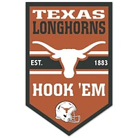 WinCraft Texas Longhorns 11" x 17" Chevron Wood Sign