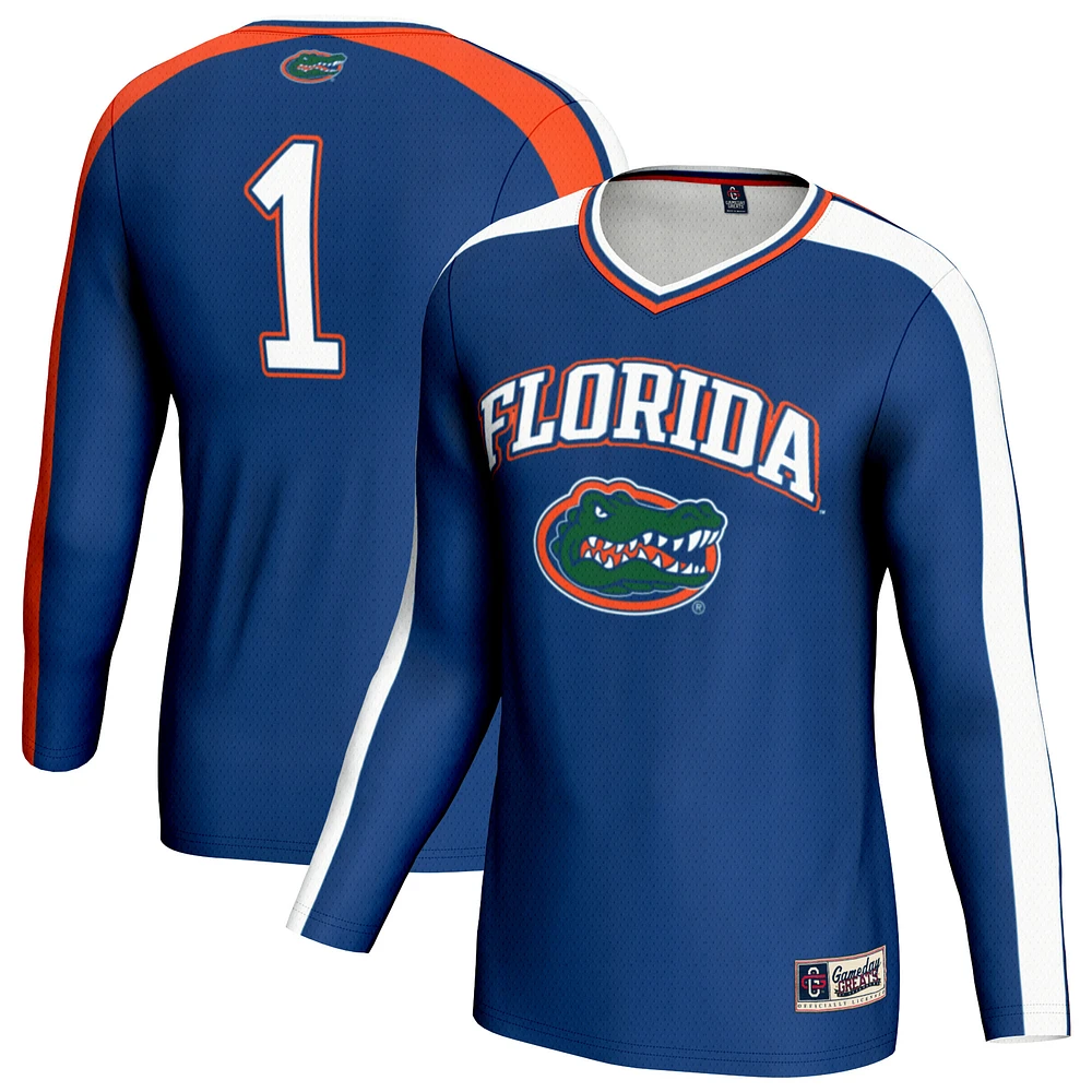 Youth GameDay Greats Royal Florida Gators #1 Lightweight Volleyball Fashion Jersey