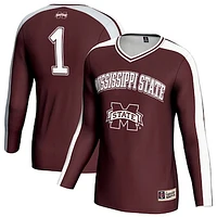 Youth GameDay Greats Maroon Mississippi State Bulldogs #1 Lightweight Volleyball Fashion Jersey