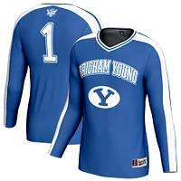 Youth GameDay Greats Royal BYU Cougars #1 Lightweight Volleyball Fashion Jersey