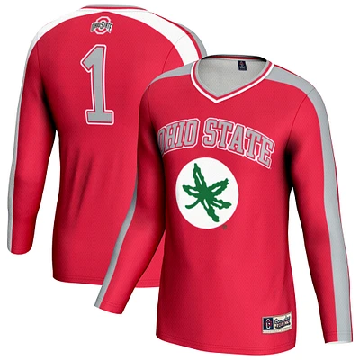 Youth GameDay Greats Scarlet Ohio State Buckeyes #1 Lightweight Volleyball Fashion Jersey