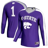 Youth GameDay Greats Purple Kansas State Wildcats #1 Lightweight Volleyball Fashion Jersey