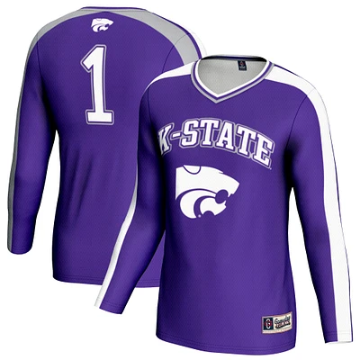 Youth GameDay Greats Purple Kansas State Wildcats #1 Lightweight Volleyball Fashion Jersey