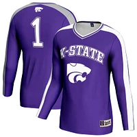 Youth GameDay Greats Purple Kansas State Wildcats #1 Lightweight Volleyball Fashion Jersey