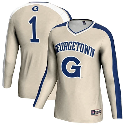 Youth GameDay Greats Gray Georgetown Hoyas #1 Lightweight Volleyball Fashion Jersey