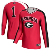 Youth GameDay Greats Red Georgia Bulldogs #1 Lightweight Volleyball Fashion Jersey
