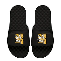 Unisex ISlide Matthew Golden Black NFLPA Retro Collage Mantra Slide Sandals