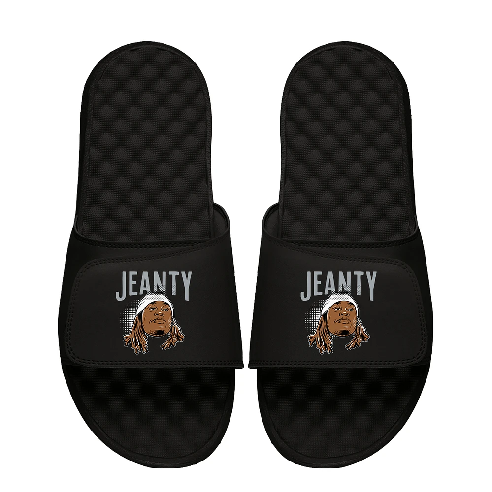 Youth ISlide Ashton Jeanty Black NFLPA Swaghead Mantra Slide Sandals