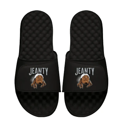 Youth ISlide Ashton Jeanty Black NFLPA Swaghead Mantra Slide Sandals