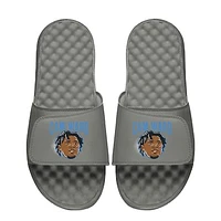 Youth ISlide Cam Ward Gray NFLPA Swaghead Mantra Slide Sandals