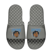 Youth ISlide Cam Ward Gray NFLPA Swaghead Mantra Slide Sandals