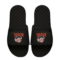 Youth ISlide Shedeur Sanders Black NFLPA Swaghead Mantra Slide Sandals