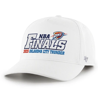 Men's '47 White Oklahoma City Thunder 2025 NBA Finals Hitch Adjustable Hat