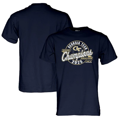 Unisex Blue 84 Navy Georgia Tech Yellow Jackets 2025 ACC Baseball Regular Season Champions T-Shirt