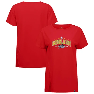 Women's Levelwear  Red National League 2025 MLB All-Star Game Influx T-Shirt
