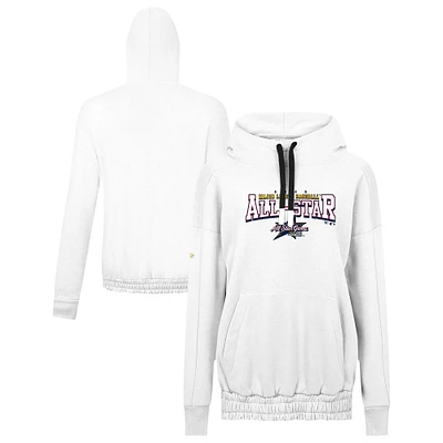 Women's Levelwear  White MLB All-Star 2025 Game Waterfall Pullover Hoodie