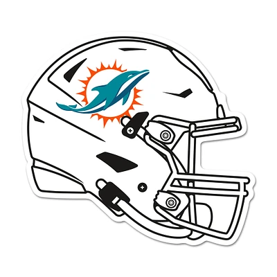 WinCraft Miami Dolphins 14" Helmet Wood Sign