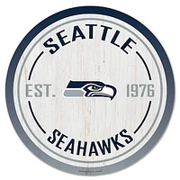 WinCraft Seattle Seahawks 14" Established Year Circular Wood Sign