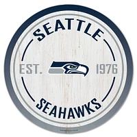 WinCraft Seattle Seahawks 14" Established Year Circular Wood Sign