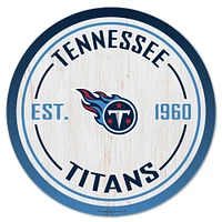 WinCraft Tennessee Titans 14" Established Year Circular Wood Sign
