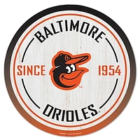 WinCraft Baltimore Orioles 14" Established Year Circular Wood Sign