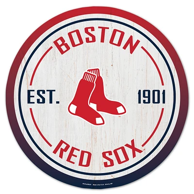 WinCraft Boston Red Sox 14" Established Year Circular Wood Sign