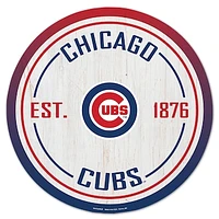 WinCraft Chicago Cubs 14" Established Year Circular Wood Sign